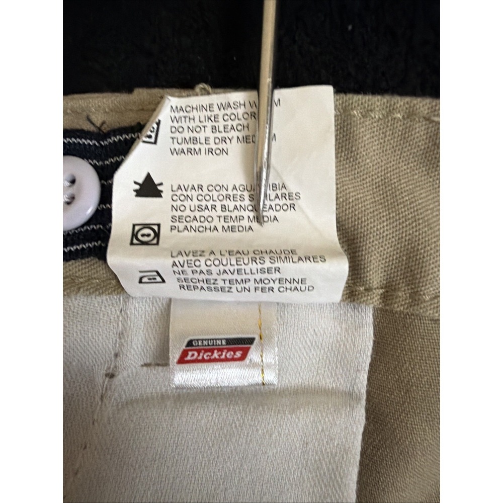 LOT off 2 DICKIES Women's 14h 28w Relaxed Double Knee Work Pants Stretch - Picture 10 of 16